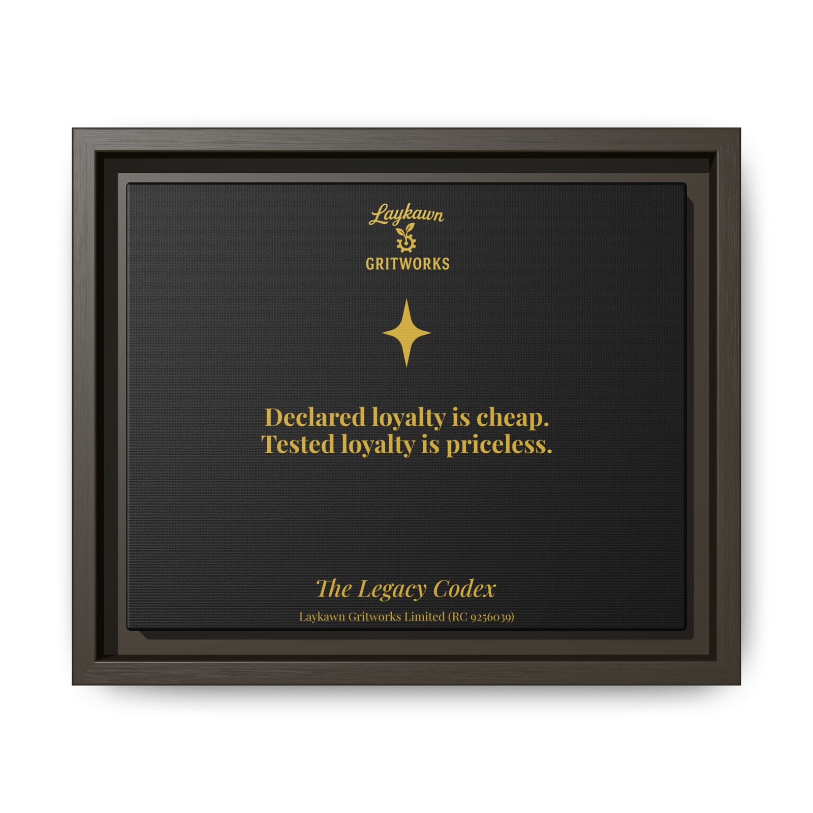 The Price of Loyalty – The Legacy Codex Premium Framed Canvas - Image 9