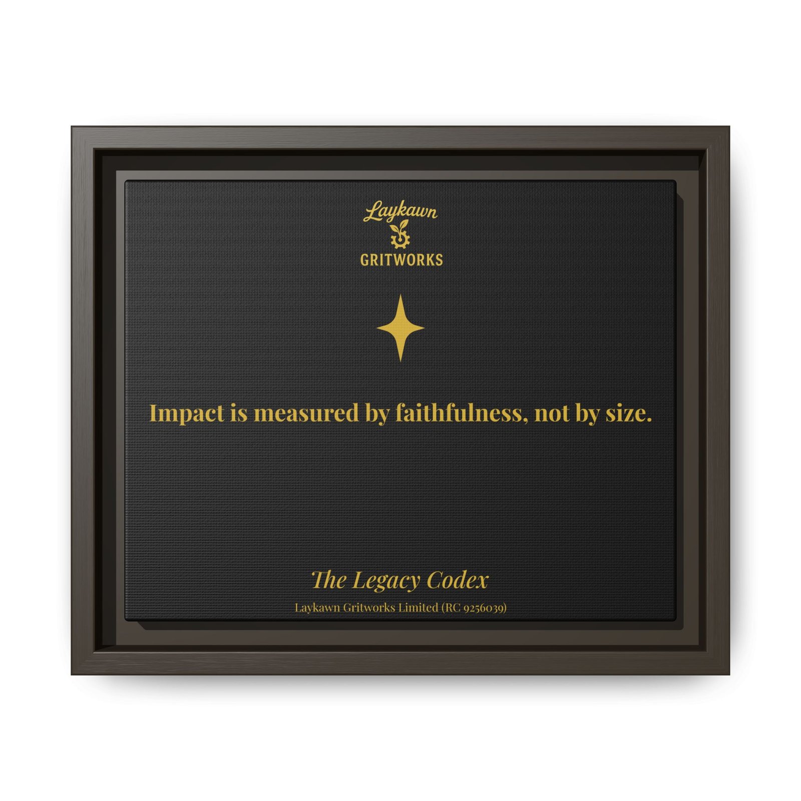 Faithful Impact – The Legacy Codex Premium Framed Canvas - Image 9