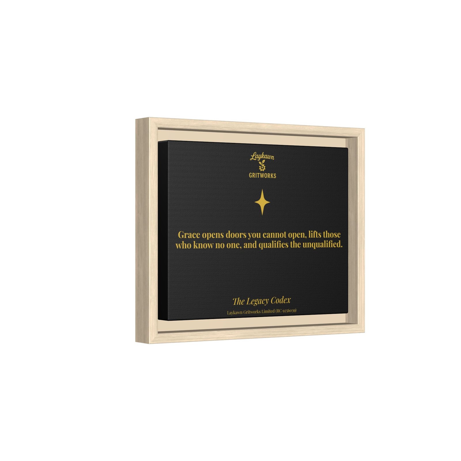 The Grace of Opportunity – The Legacy Codex Premium Framed Canvas - Image 6