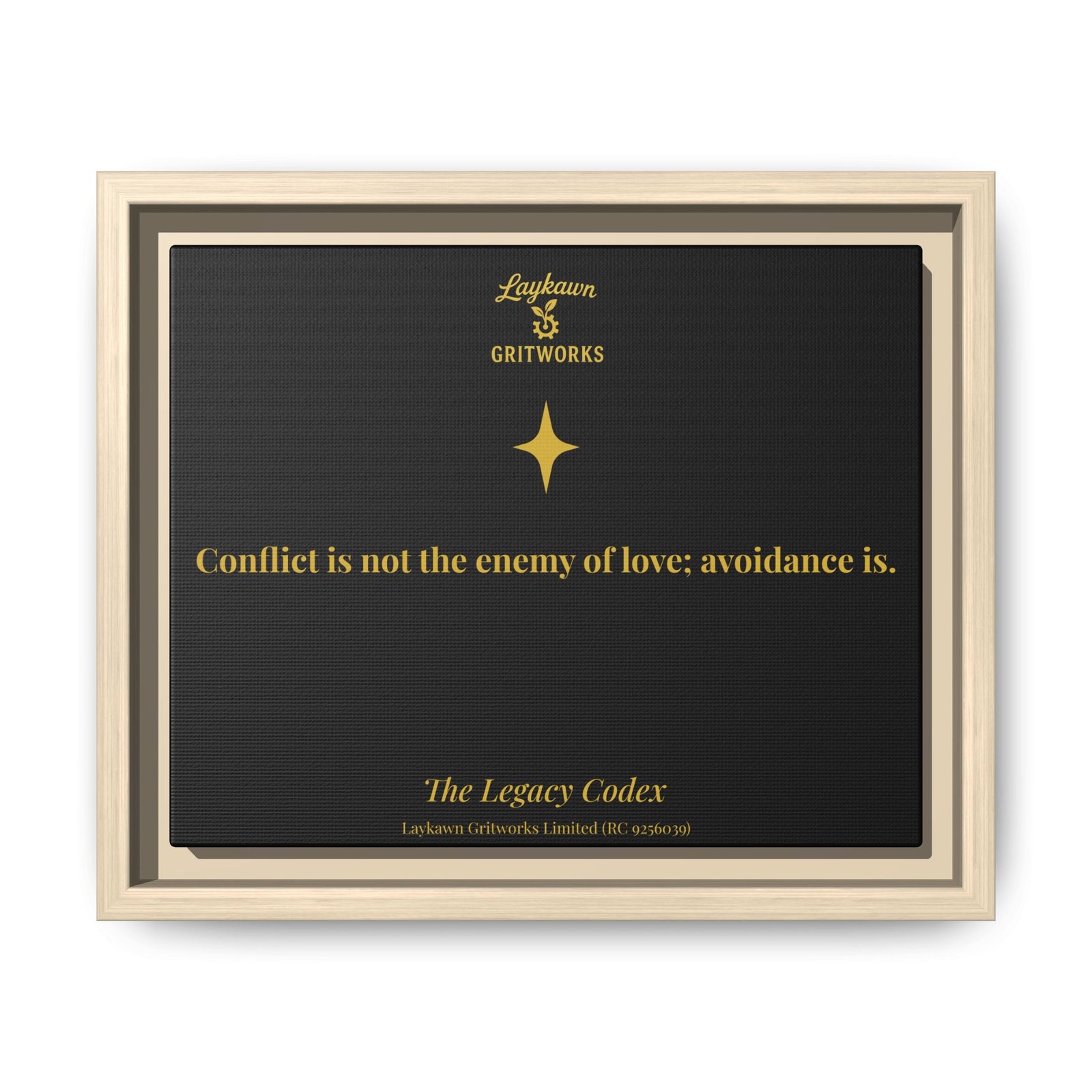 Love and Conflict – The Legacy Codex Premium Framed Canvas - Image 5