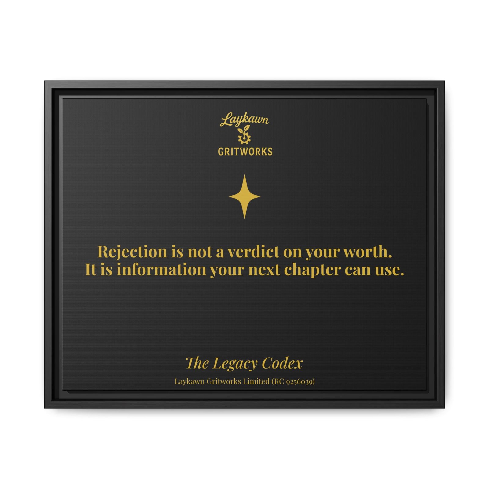 Rejection as Information – The Legacy Codex Premium Framed Canvas - Image 29