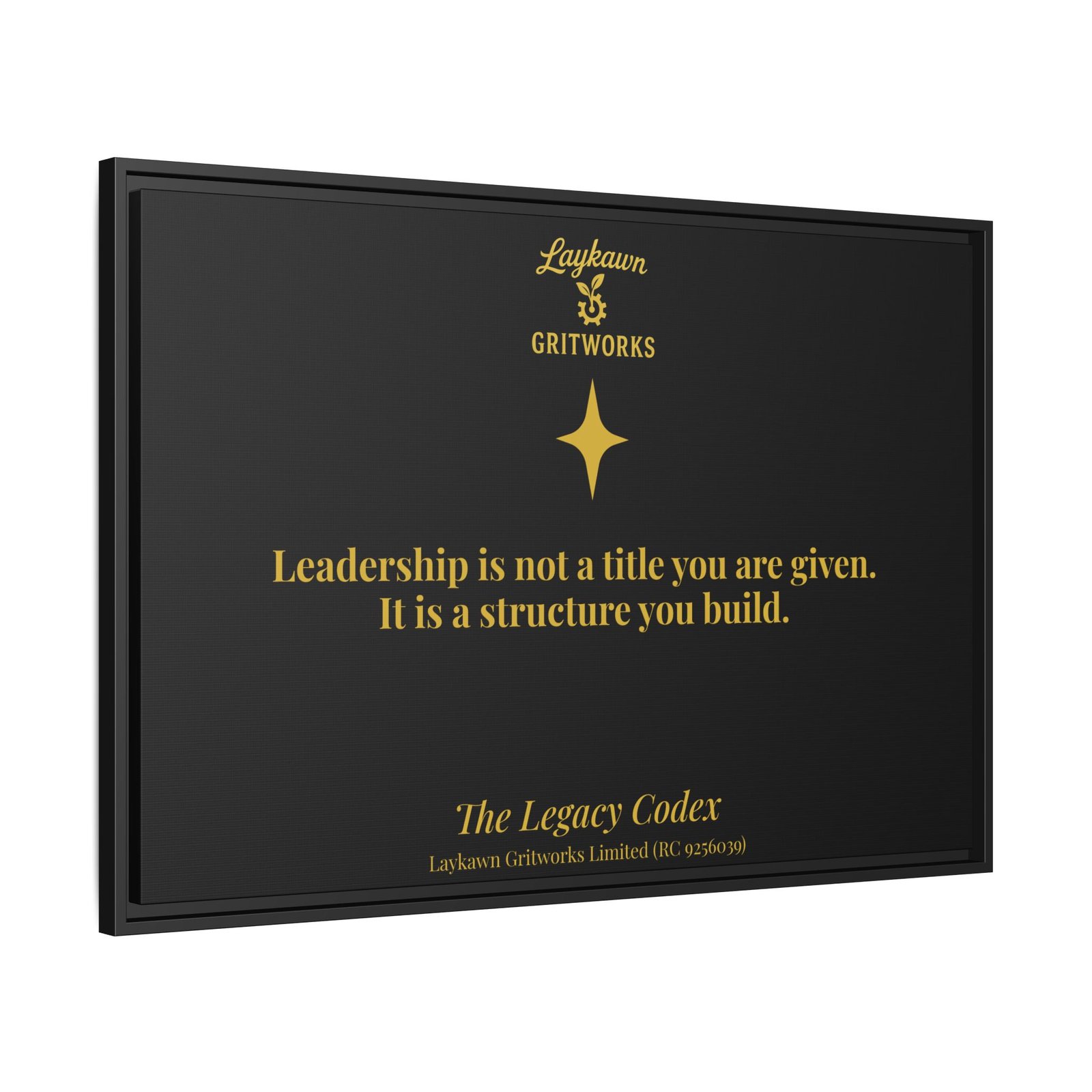 The Architecture of Leadership – The Legacy Codex Premium Framed Canvas - Image 42