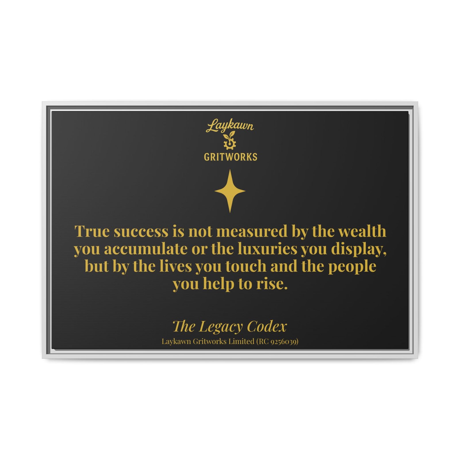 The Legacy of Success – The Legacy Codex Premium Framed Canvas - Image 33