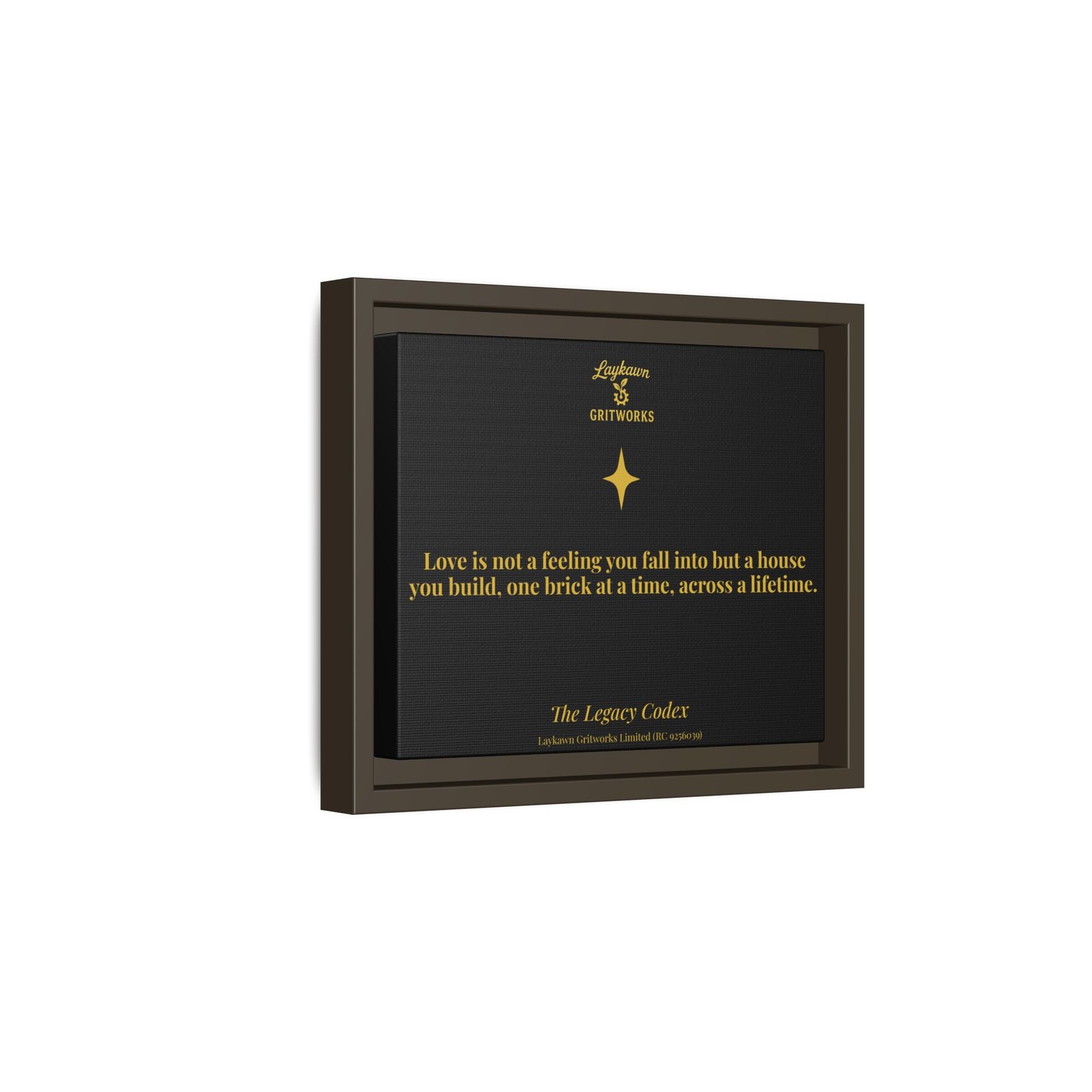 The House of Love – The Legacy Codex Premium Framed Canvas - Image 10