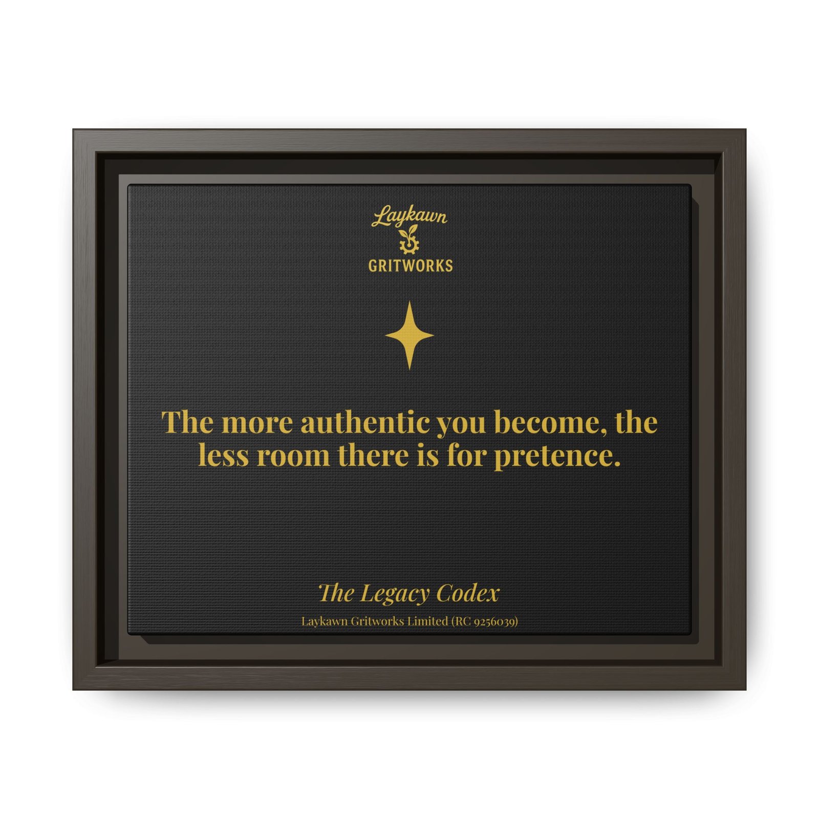 The Power of Authenticity – The Legacy Codex Premium Framed Canvas - Image 9