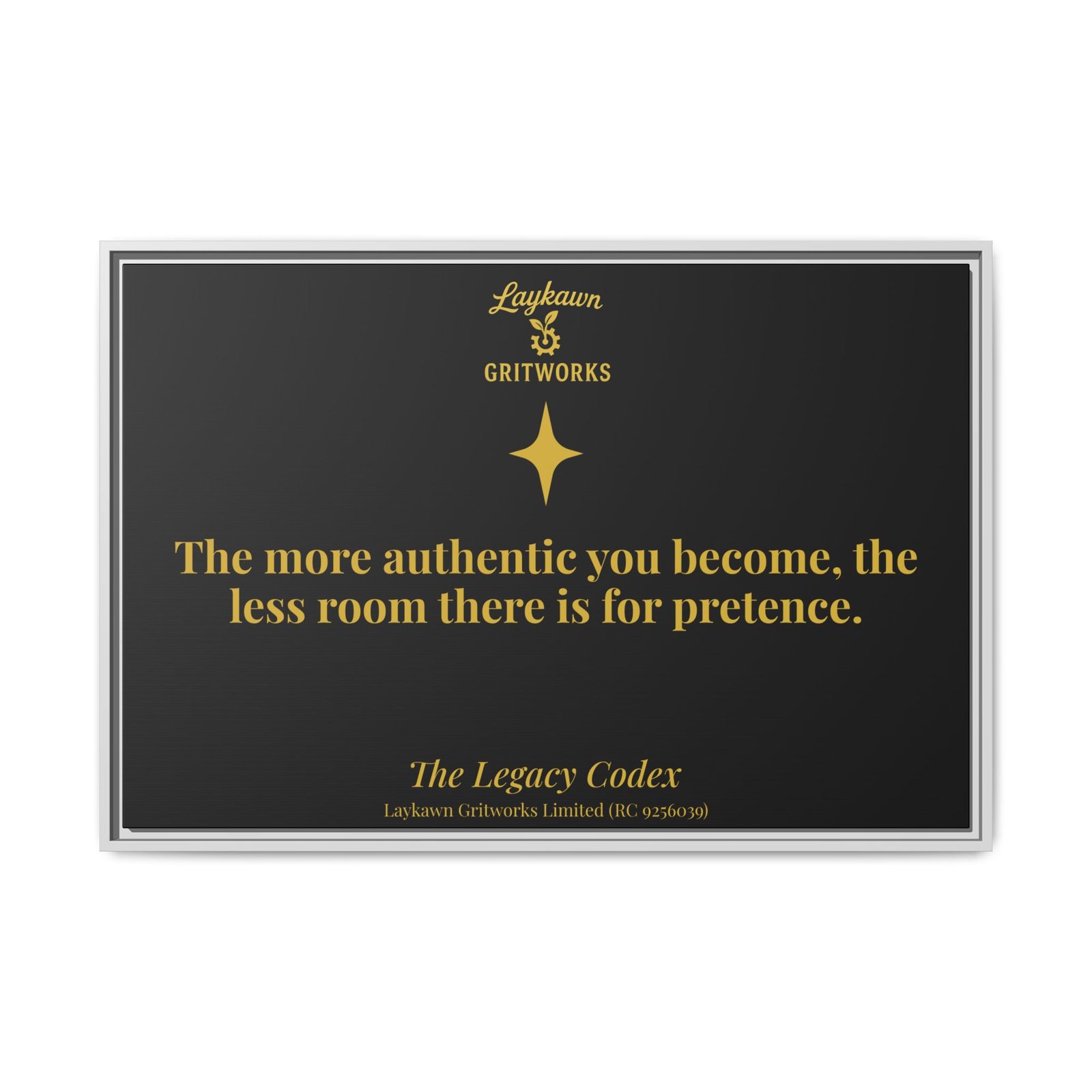 The Power of Authenticity – The Legacy Codex Premium Framed Canvas - Image 33