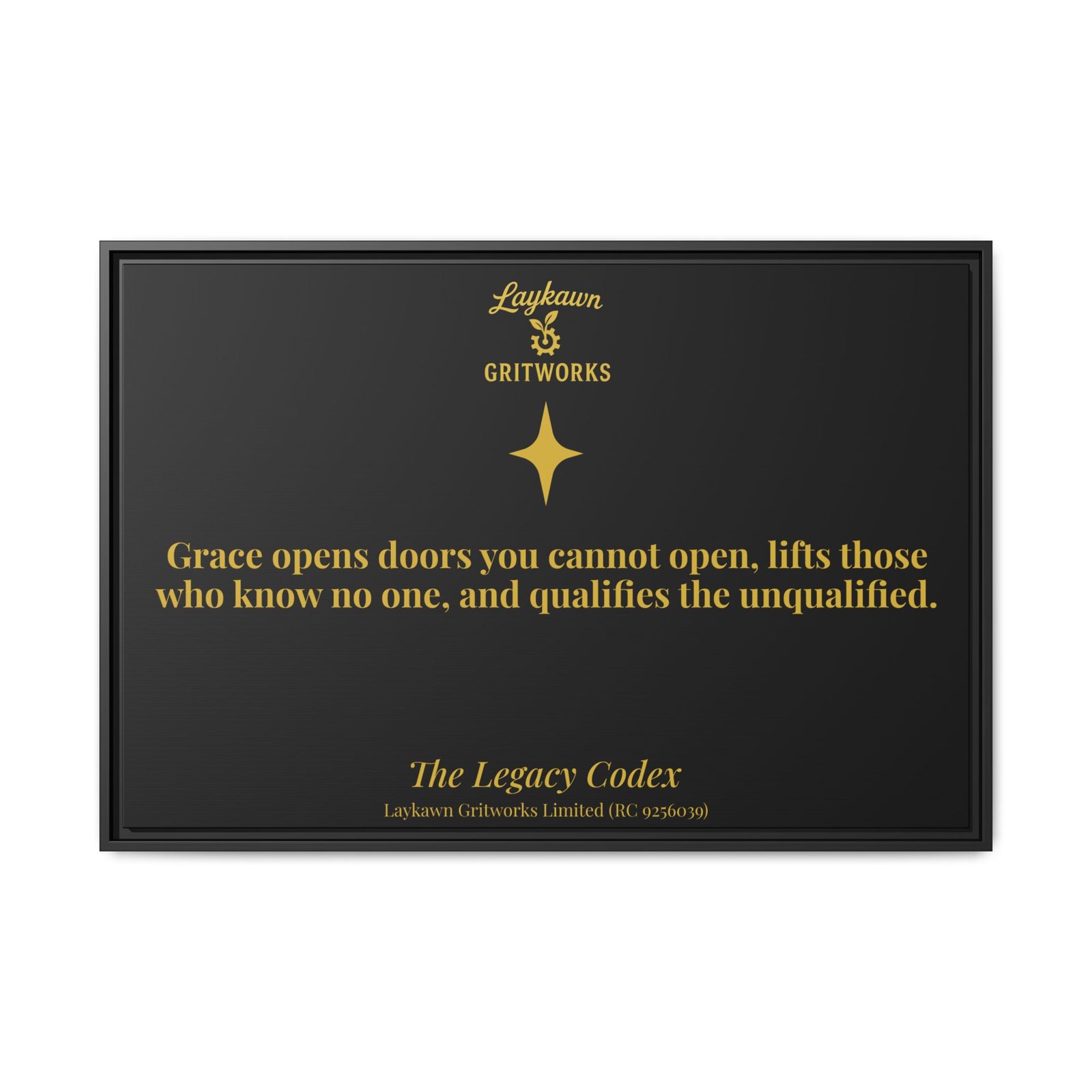 The Grace of Opportunity – The Legacy Codex Premium Framed Canvas - Image 41