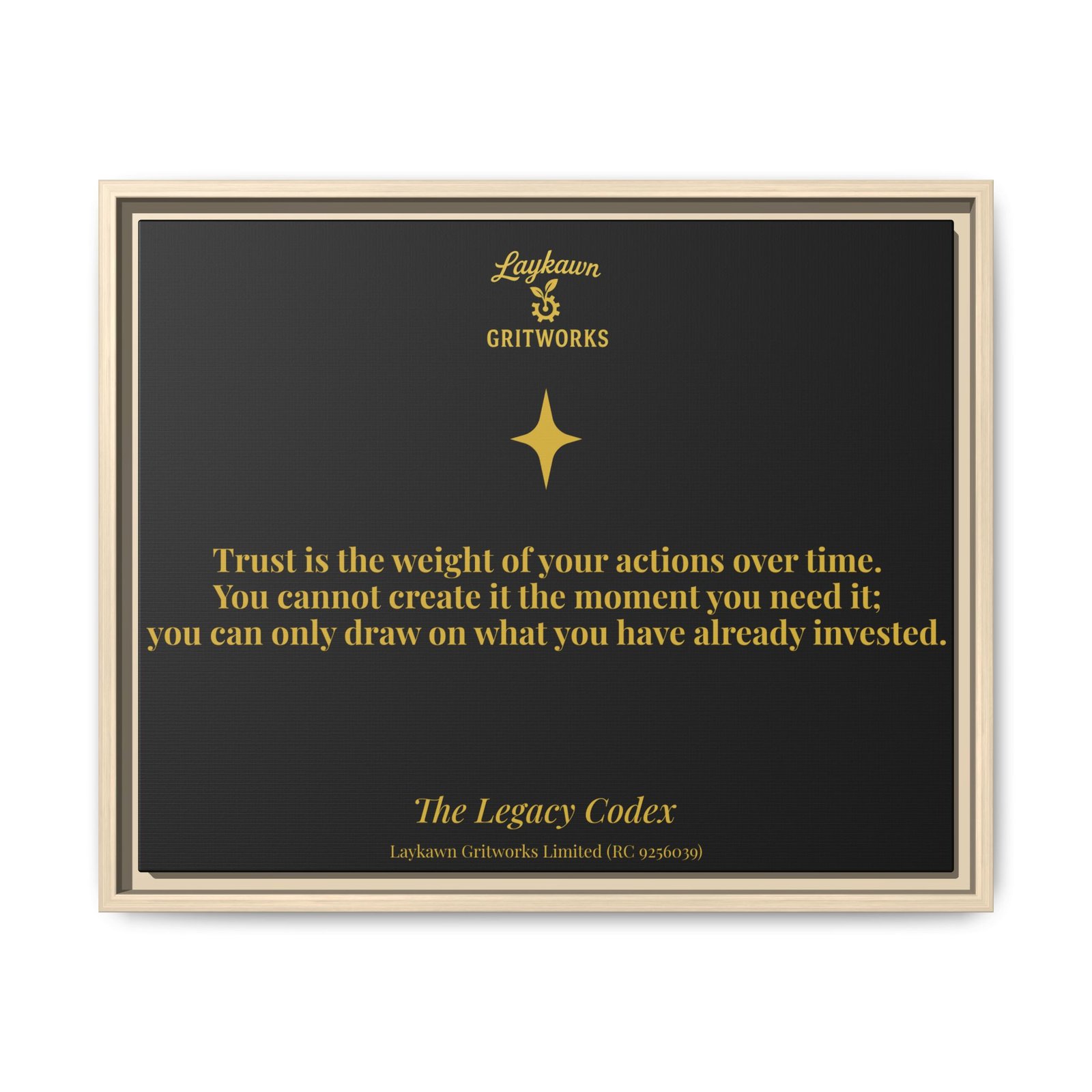 The Weight of Trust – The Legacy Codex Premium Framed Canvas - Image 21