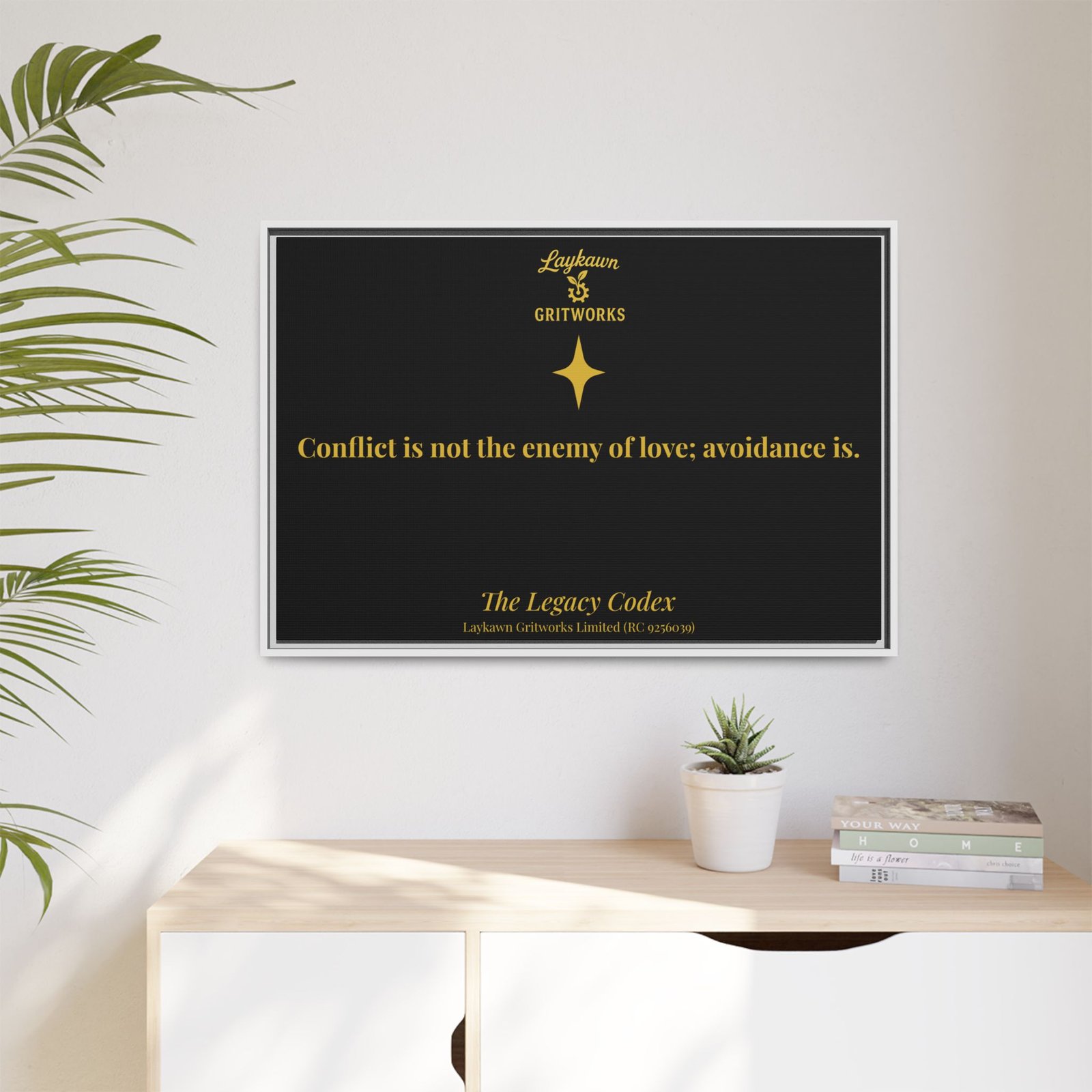 Love and Conflict – The Legacy Codex Premium Framed Canvas - Image 35