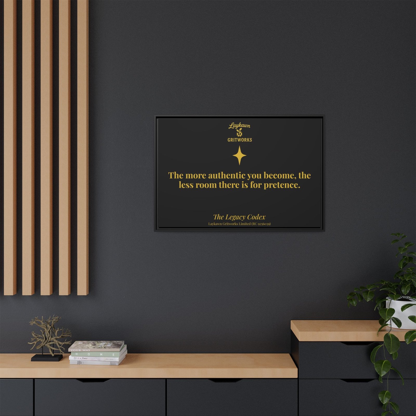 The Power of Authenticity – The Legacy Codex Premium Framed Canvas - Image 44