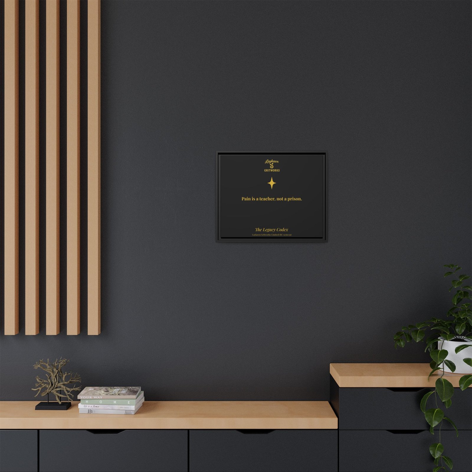 Pain as a Teacher – The Legacy Codex Premium Framed Canvas - Image 32