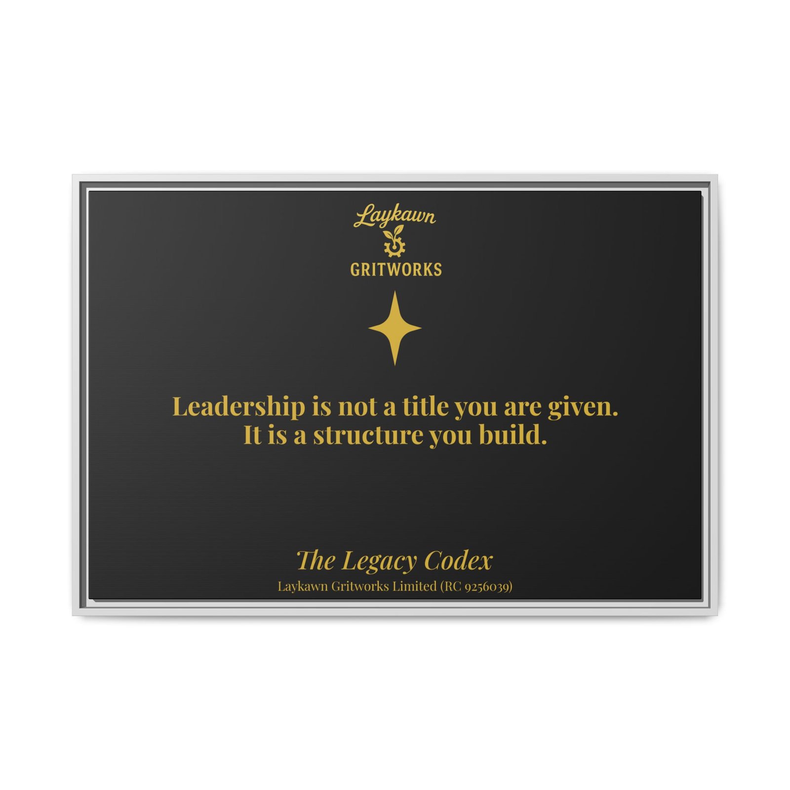 The Architecture of Leadership – The Legacy Codex Premium Framed Canvas - Image 33