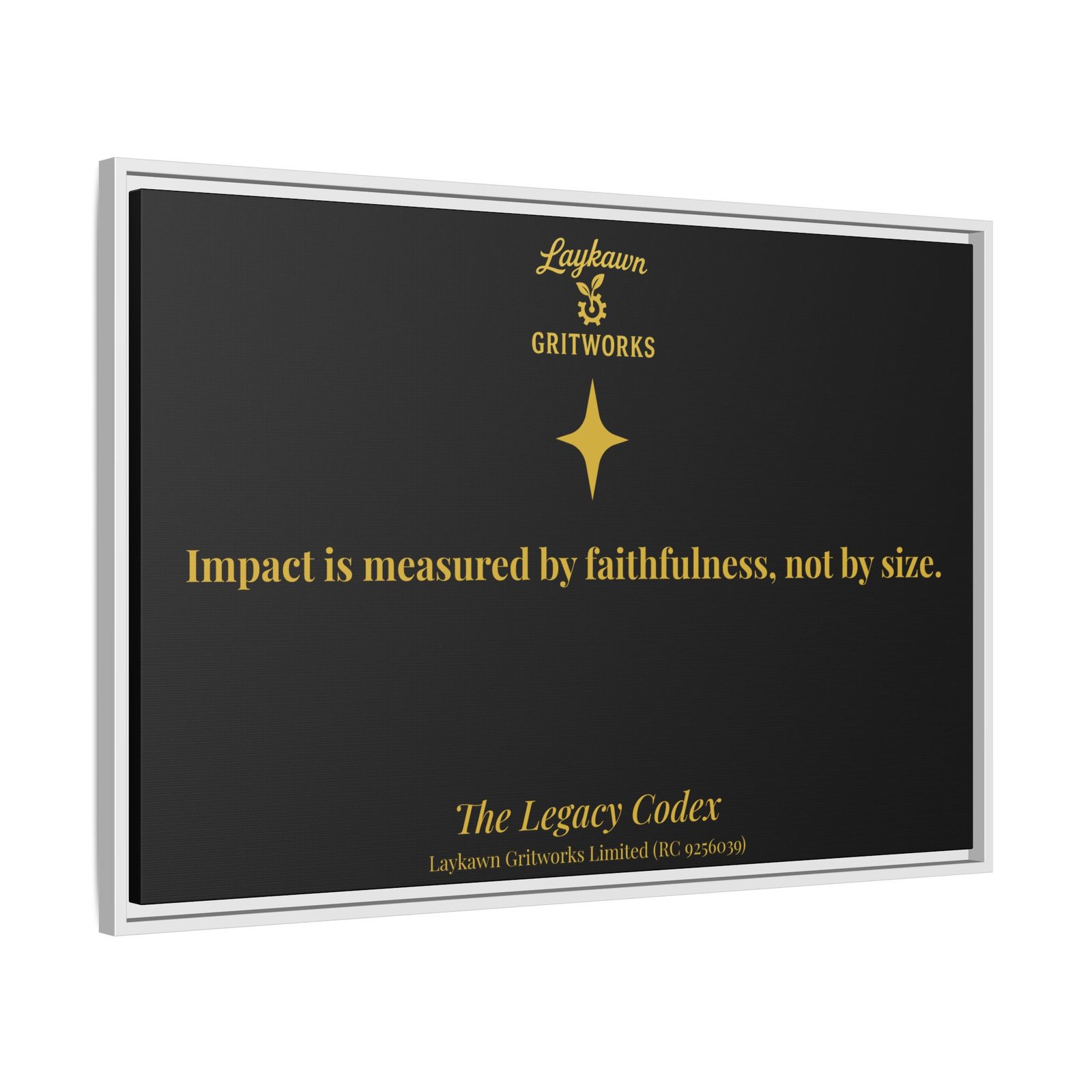 Faithful Impact – The Legacy Codex Premium Framed Canvas - Image 34