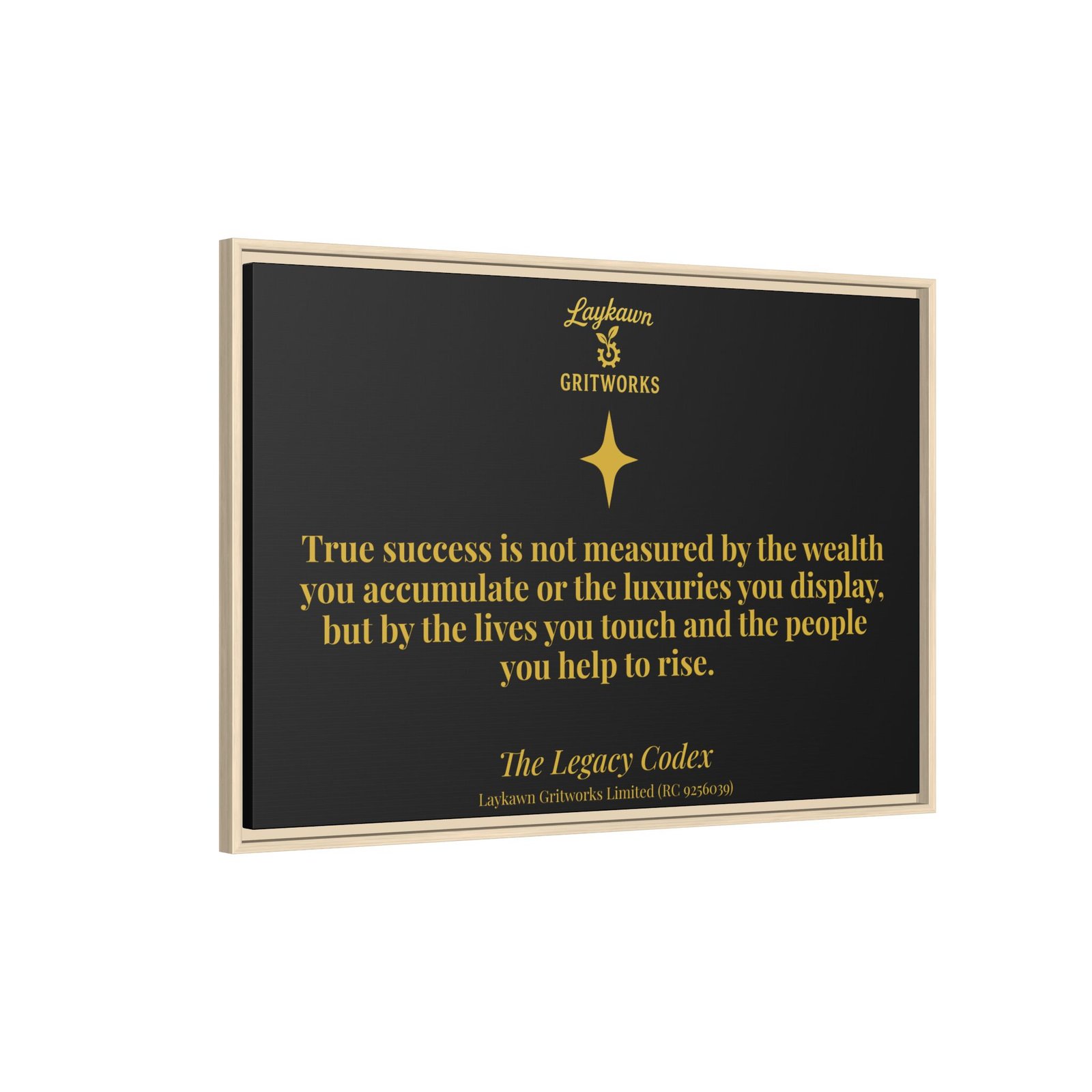 The Legacy of Success – The Legacy Codex Premium Framed Canvas - Image 46