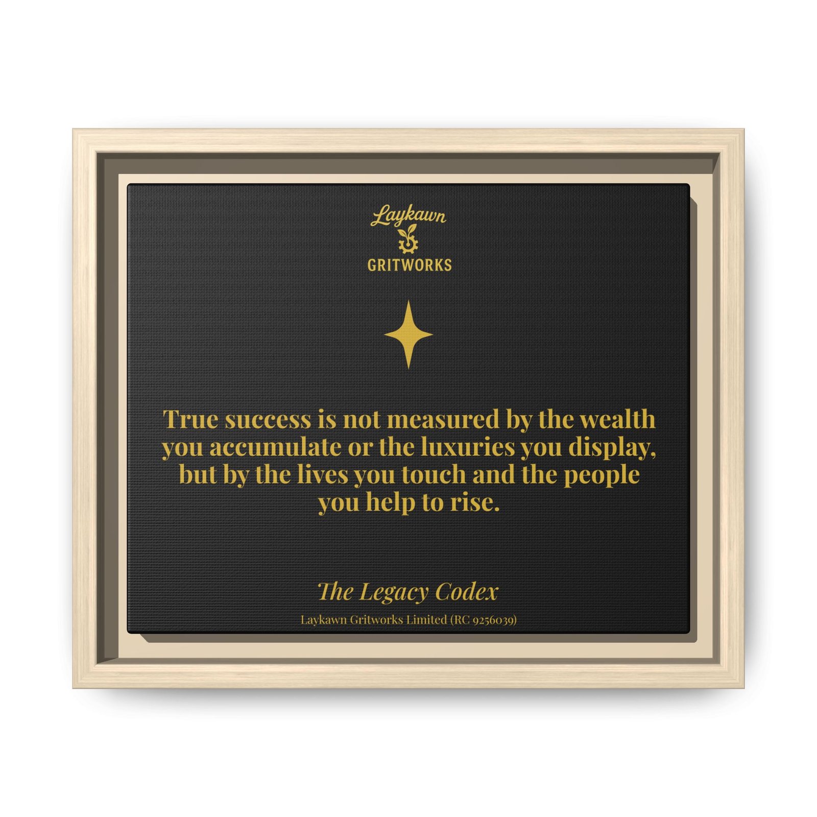 The Legacy of Success – The Legacy Codex Premium Framed Canvas - Image 5