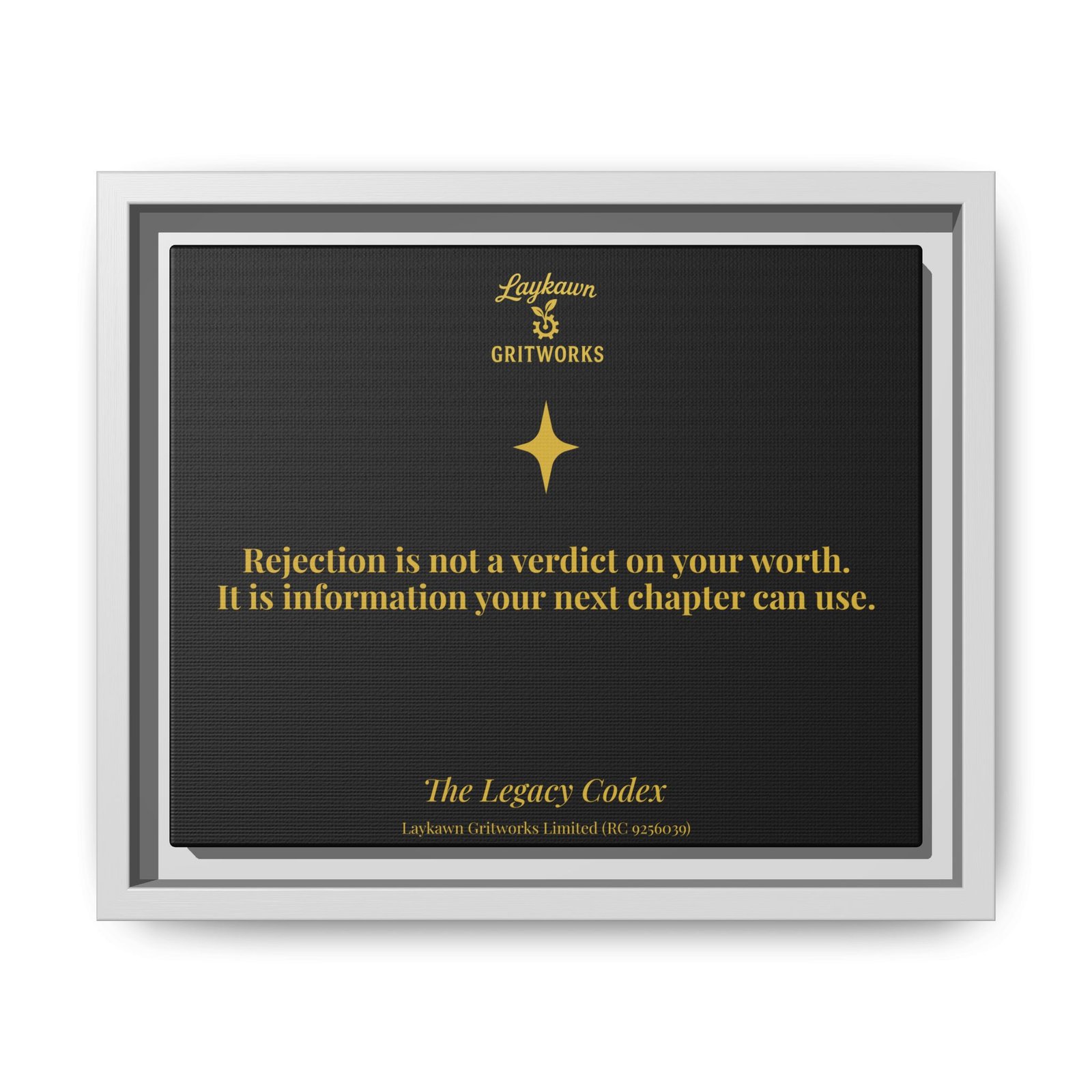 Rejection as Information – The Legacy Codex Premium Framed Canvas - Image 13